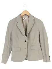 Vorschaubild 1 von Damen Blazer Grau Kariert 32;XS Baumwolle Klassisch