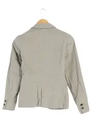 Vorschaubild 2 von Damen Blazer Grau Kariert 32;XS Baumwolle Klassisch