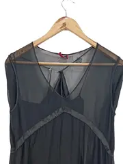 Vorschaubild 3 von Damen Etuikleid Gr. 38/M Schwarz Elegant Business Kleid