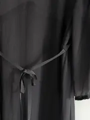 Vorschaubild 4 von Damen Etuikleid Gr. 38/M Schwarz Elegant Business Kleid