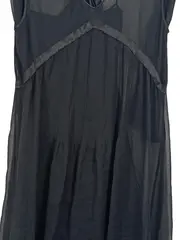 Vorschaubild 2 von Damen Etuikleid Gr. 38/M Schwarz Elegant Business Kleid