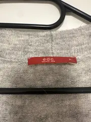 Vorschaubild 3 von edc Strickjacke Damen Grau Meliert Langarm Gr. 38 M Casual