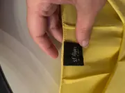 Vorschaubild 2 von Damen Bluse Gelb Gr. 40/L Kurzarm Casual