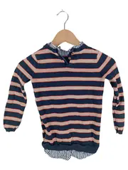 Vorschaubild 1 von Mädchen Pullover Gr. 116 gestreift Blau Casual