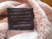 Vorschaubild 6 von WEWO-FASHION Damen Morgenmantel Kapuze Hausschuhe Set Rosa Gr. S