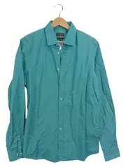 Vorschaubild 1 von Herren Business Hemd Langarm Türkis Gr. 40 Baumwolle