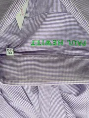 Vorschaubild 3 von Herren Business Hemd Lila Kariert Langarm Gr. 54/XXL Baumwolle