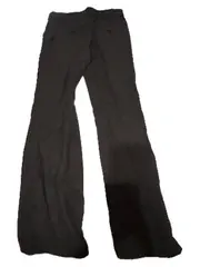 Vorschaubild 2 von Damen Stoffhose Business Grau Leinen Gr. XS W26/34