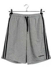 Vorschaubild 1 von Herren Sport Shorts 3 Streifen Grau Größe M Baumwolle
