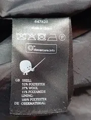 Vorschaubild 4 von Übergangsmantel Damen Gr. 34/XS Grau Fischgrätenmuster Klassisch Elegant