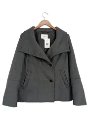 Vorschaubild 1 von Damen Übergangsmantel Kurzmantel Gr. 42 Grau Casual