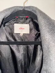 Vorschaubild 3 von Damen Übergangsmantel Kurzmantel Gr. 42 Grau Casual