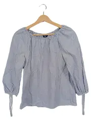 Vorschaubild 1 von Damen Bluse gestreift Gr. 34 XS Mehrfarbig Casual 3/4-Arm