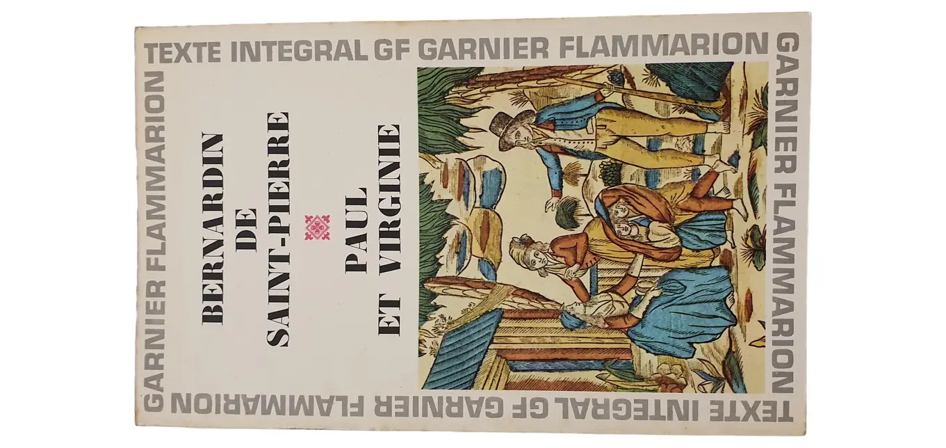 Paul et Virginie Bernardin de Saint-Pierre Liebesroman Taschenbuch Französisch