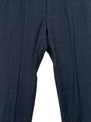 Vorschaubild 5 von Flex Cross Anzughose Herren Gr. 50 Kariert Blau Wolle