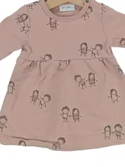 Vorschaubild 2 von Pure Mädchen Freizeitkleid Gr. 62 Rosa Figurenmuster