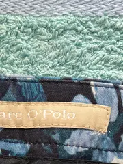 Vorschaubild 3 von Stoffhose Damen Gr. 40/L Blau Blumenmuster Viskose