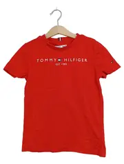 Vorschaubild 1 von T-Shirt Kinder Gr. 128 Rot Logo-Print Baumwolle