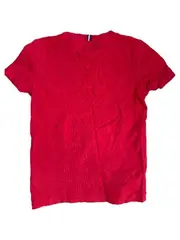 Vorschaubild 2 von T-Shirt Kinder Gr. 128 Rot Logo-Print Baumwolle