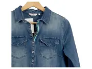 Vorschaubild 2 von Jeanskleid Damen Gr. 34/XS Blau Casual Denim Kleid