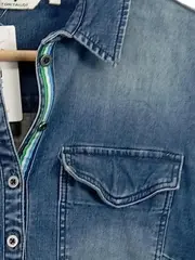 Vorschaubild 7 von Jeanskleid Damen Gr. 34/XS Blau Casual Denim Kleid