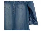 Vorschaubild 4 von Jeanskleid Damen Gr. 34/XS Blau Casual Denim Kleid