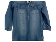 Vorschaubild 3 von Jeanskleid Damen Gr. 34/XS Blau Casual Denim Kleid
