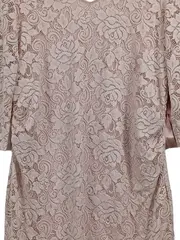 Vorschaubild 4 von Be Mammy Damen Spitzenkleid Festlich Rosa Gr. XL Elegant Schleife