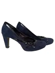 Vorschaubild 1 von Damen Pumps Gr. 41 Blau Elegant Absatzschuhe Business