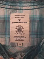 Vorschaubild 4 von Damen Trachtenhemd Karo Blau Gr. 38/M Baumwolle Casual