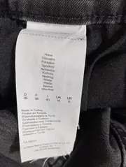 Vorschaubild 4 von Damen Jeans Slim Fit Grau Gr. 36/S Baumwolle Elasthan Freizeit