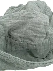 Vorschaubild 2 von Fischerhut Kinder Gr. 51 Musselin GOTS Bio-Baumwolle Grün Sonnenhut