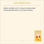 Vorschaubild 2 von Jesus liebt mich Roman David Safier Taschenbuch