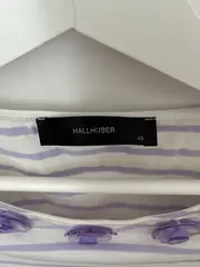 Vorschaubild 4 von Damen T-Shirt gestreift Blumen Applikationen Mehrfarbig XS