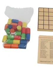 Vorschaubild 5 von Teufelsquadrat Geduldspiel Knobelspiel Holzspiel Reisespiel