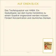 Vorschaubild 6 von Teufelsquadrat Geduldspiel Knobelspiel Holzspiel Reisespiel