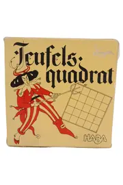 Vorschaubild 1 von Teufelsquadrat Geduldspiel Knobelspiel Holzspiel Reisespiel