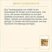Vorschaubild 7 von Teufelsquadrat Geduldspiel Knobelspiel Holzspiel Reisespiel