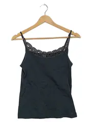 Vorschaubild 1 von Damen Top Spaghettiträger Spitze Schwarz Gr. XS 34