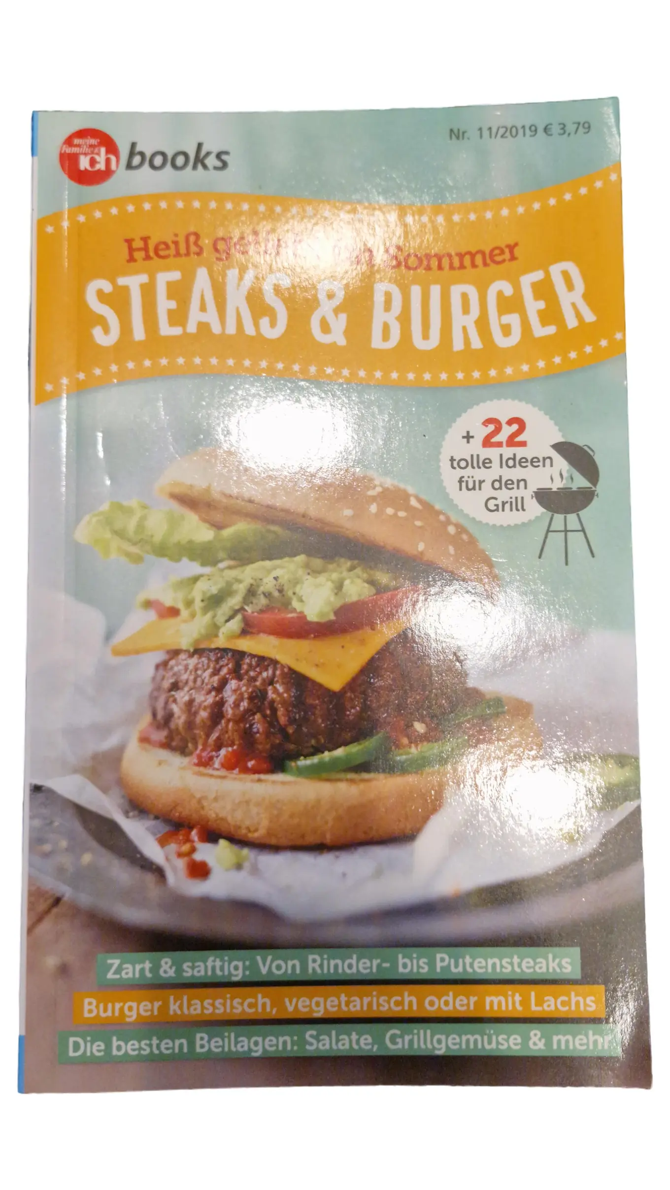 ich books Kochbuch Grillen Rezepte Steaks Burger Vegetarisch Sommer