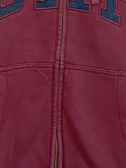 Vorschaubild 3 von Herren Kapuzenpullover Gr. 46/S Rot Casual Hoodie mit Reißverschluss