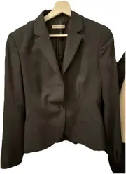 Vorschaubild 1 von Damen Blazer Gr. 34/XS Schwarz Business Elegant Wolle