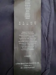 Vorschaubild 4 von Damen Stoffhose Gr. 40 Blau Casual Viskose Freizeithose