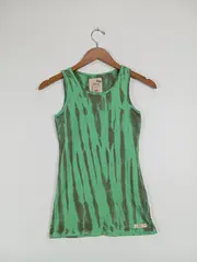 Vorschaubild 2 von Kinder Tanktop Gr. 128 Grün Batikmuster Ärmellos