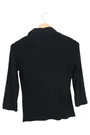 Vorschaubild 2 von Damen Poloshirt Schwarz Gr. 36/S 3/4-Arm Casual