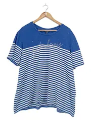 Vorschaubild 1 von Damen T-Shirt 50x52 Blau Weiß Gestreift Maritim