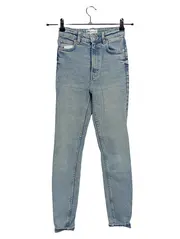 Vorschaubild 1 von Jeans Slim Fit Damen Blau W24 L26 Baumwolle