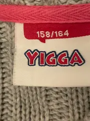 Vorschaubild 6 von Kinder Strickjacke Grau 158/164 mit Kapuze Zopfmuster Casual