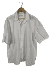 Vorschaubild 1 von Herren Freizeithemd Kurzarm Weiß XL Casual Viskose Polyamid