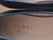 Vorschaubild 4 von FABRI Damen Ballerinas Schwarz Leder Cut-Out Design Gr. 37 Made in Italy